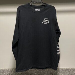 STAR WARS - Long Sleeve Black Darth Vader T-Shirt
